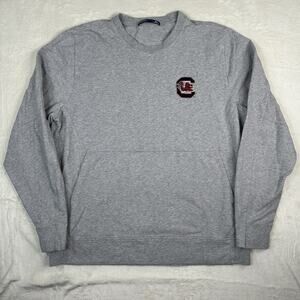 B Draddy Sweatshirt Men's Size XL Gray Kangaroo Pockets South Carolina Gamecocks